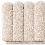 Taburet Bente, bouclé crem