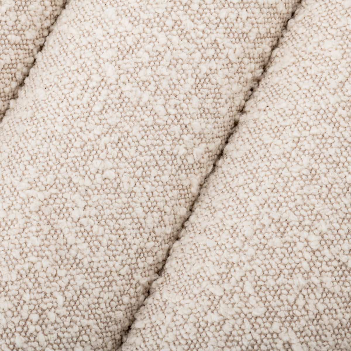 Taburet Bente, bouclé crem