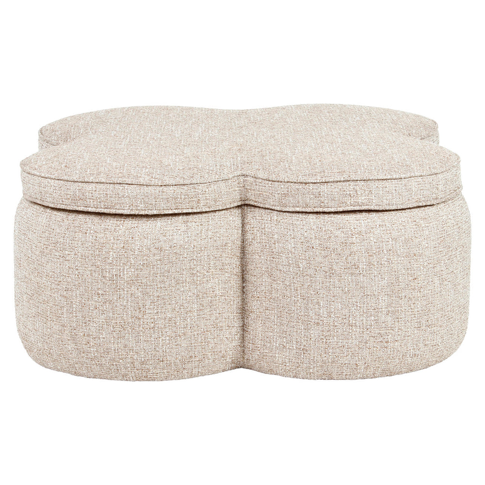 Taburet Corbeau, tweed nisip