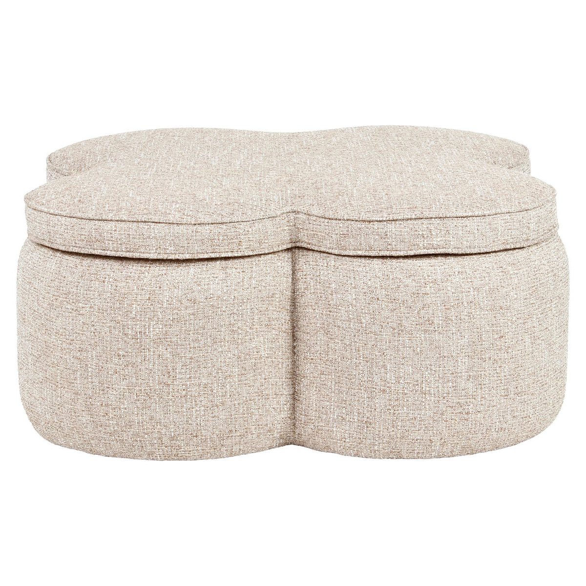Taburet Corbeau, tweed nisip