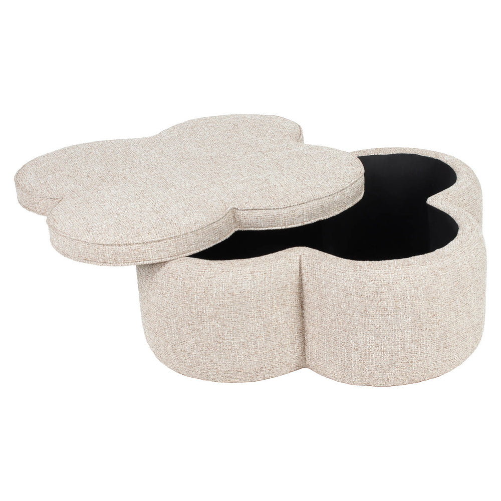 Taburet Corbeau, tweed nisip