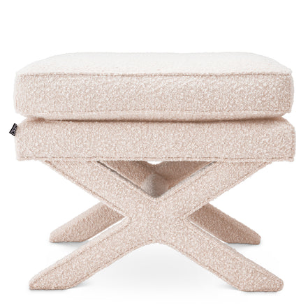 Taburet Cordoba, bouclé crem