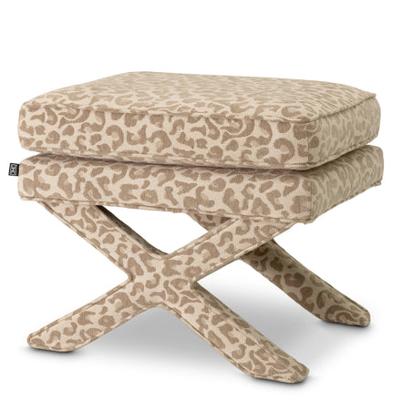 Taburet Cordoba, harley leopard bej