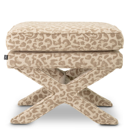 Taburet Cordoba, harley leopard bej