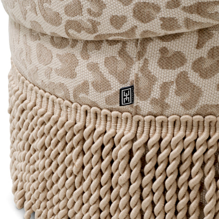 Taburet dining Greer, Harley leopard bej