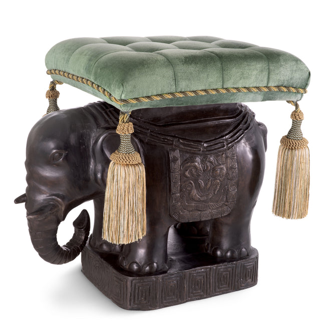 Taburet Elephant, bronz
