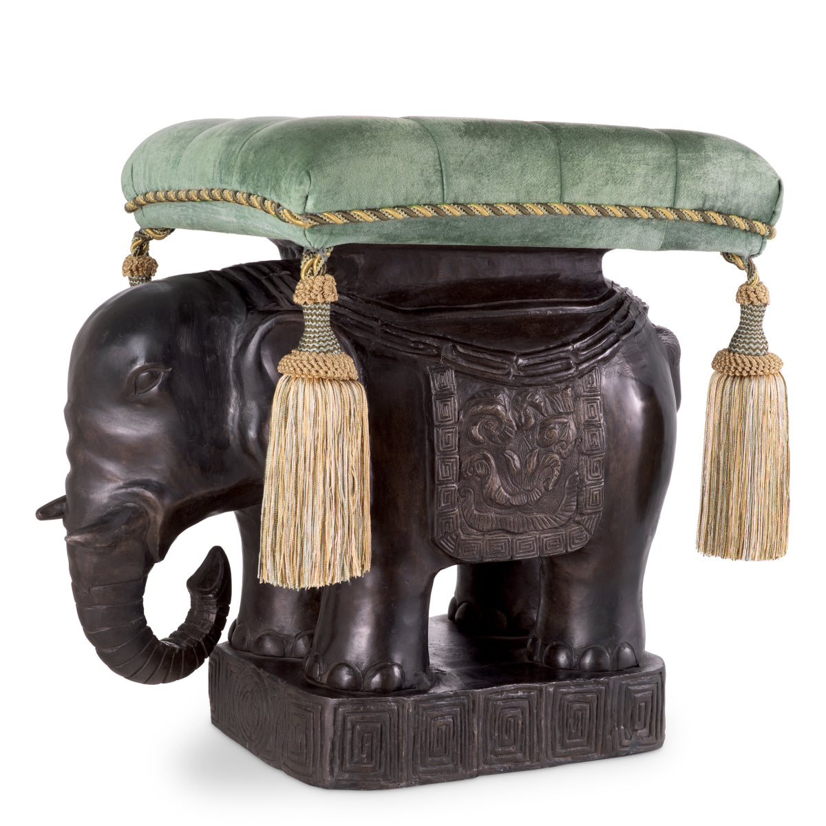 Taburet Elephant, bronz