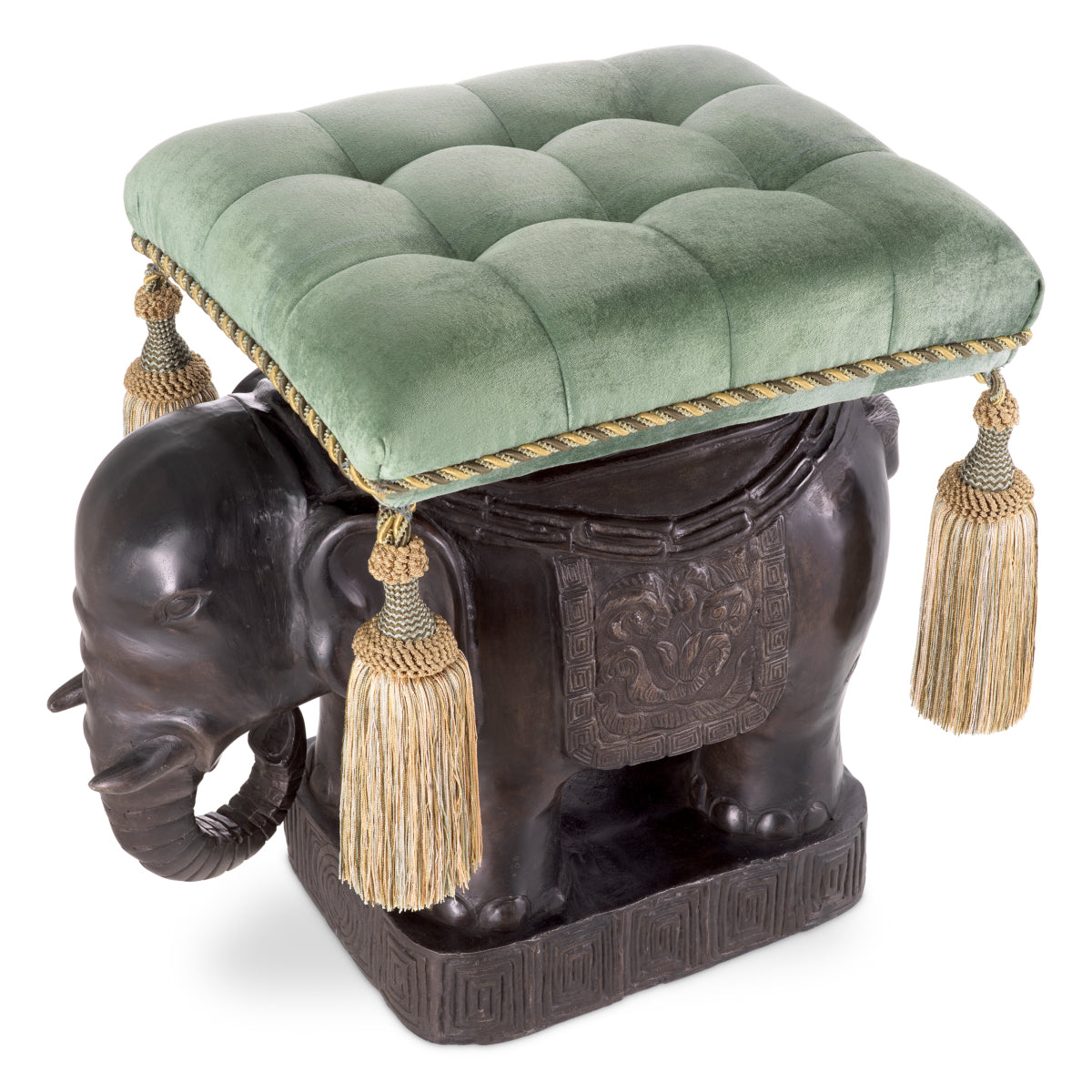 Taburet Elephant, bronz