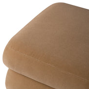 Taburet Fifth, finisaj bronz, morris merino camel