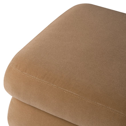 Taburet Fifth, finisaj bronz, morris merino camel