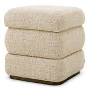 Taburet Fifth, finisaj bronz, winslow chenille bej
