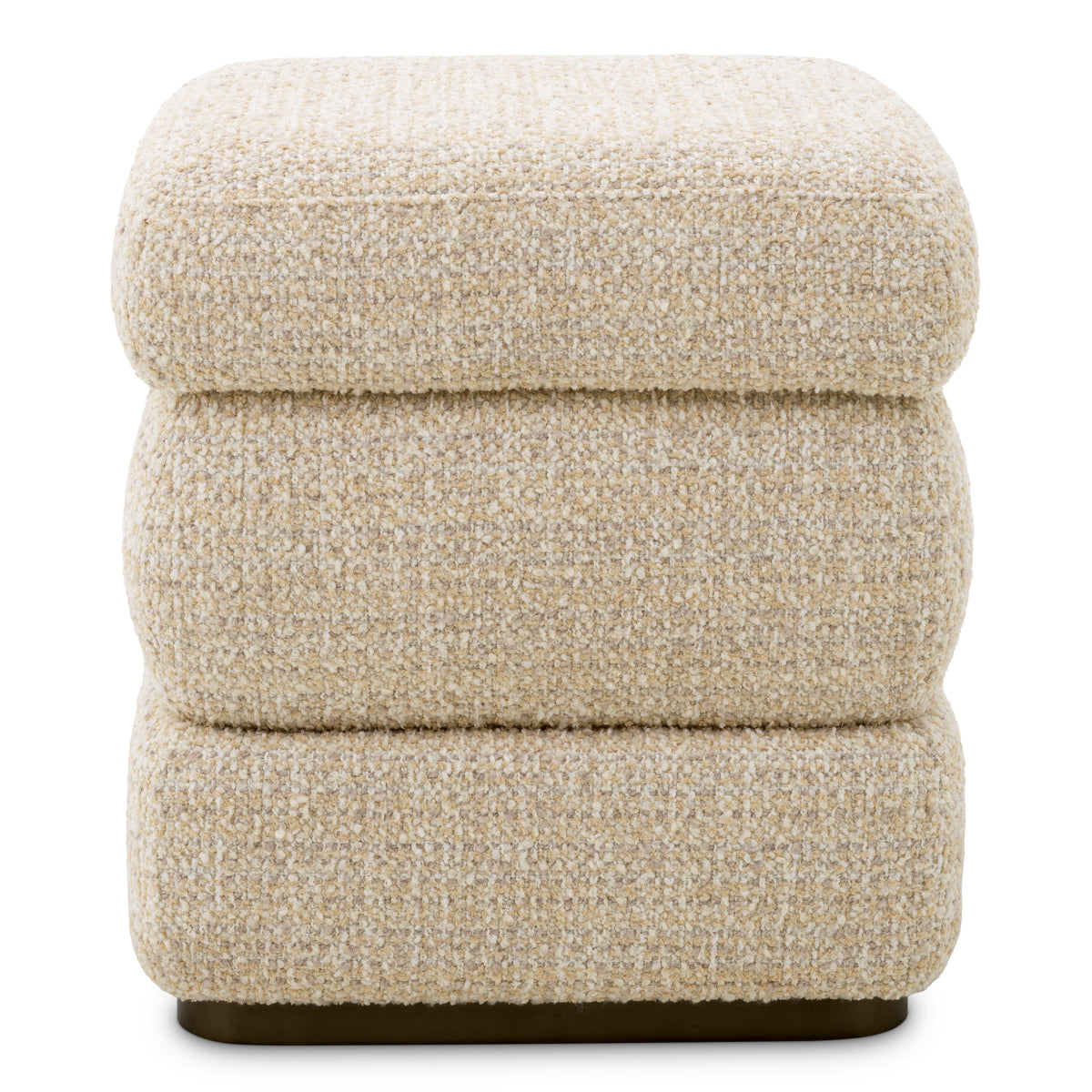 Taburet Fifth, finisaj bronz, winslow chenille bej