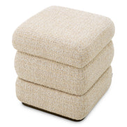 Taburet Fifth, finisaj bronz, winslow chenille bej