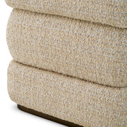 Taburet Fifth, finisaj bronz, winslow chenille bej