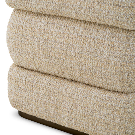 Taburet Fifth, finisaj bronz, winslow chenille bej
