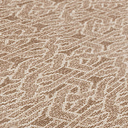 Taburet Greenwich, frieze jacquard bej