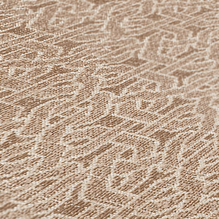 Taburet Greenwich, frieze jacquard bej