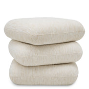 Taburet Greenwich, Pelton jacquard alb-crem