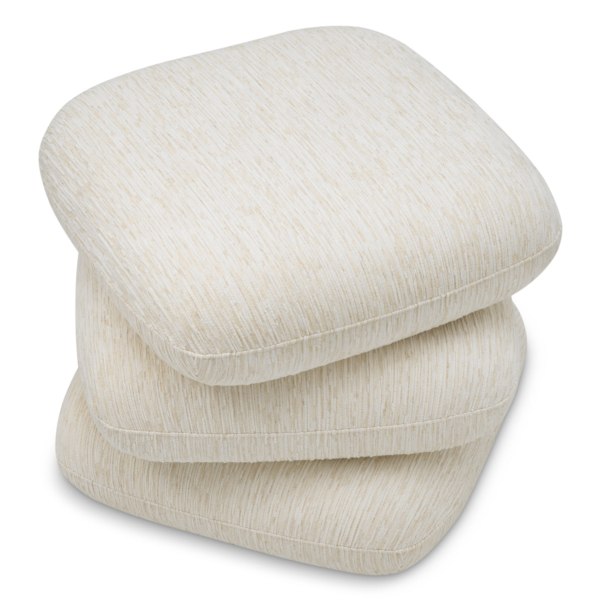 Taburet Greenwich, Pelton jacquard alb-crem