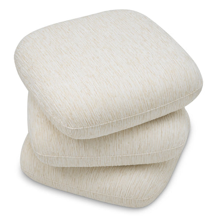 Taburet Greenwich, Pelton jacquard alb-crem