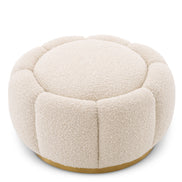 Taburet Inger, bouclé crem