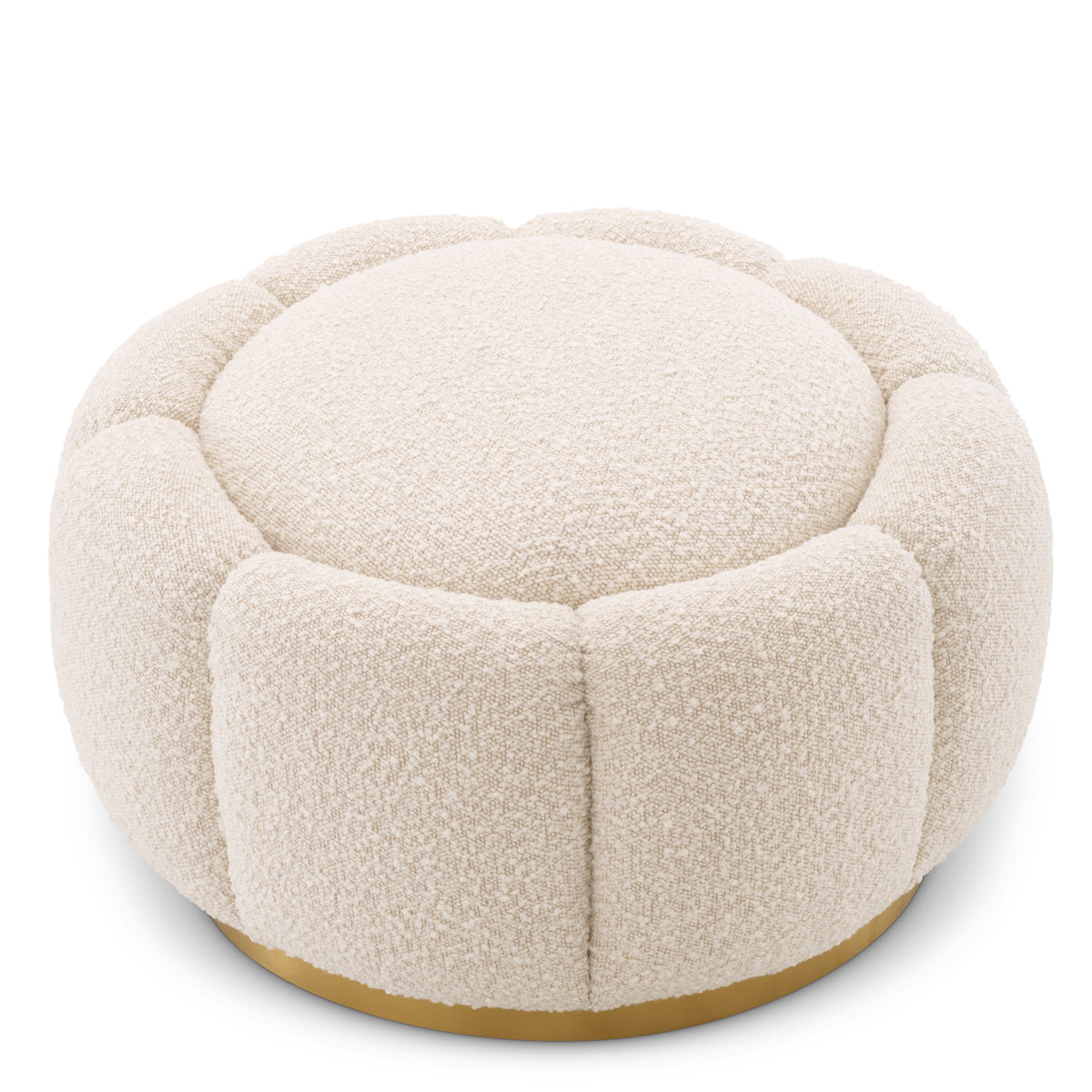 Taburet Inger, bouclé crem