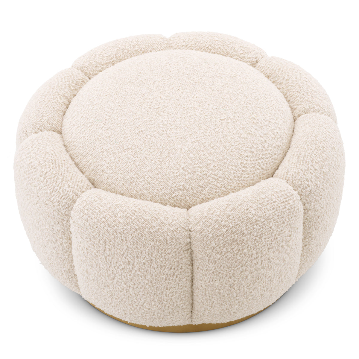 Taburet Inger, bouclé crem