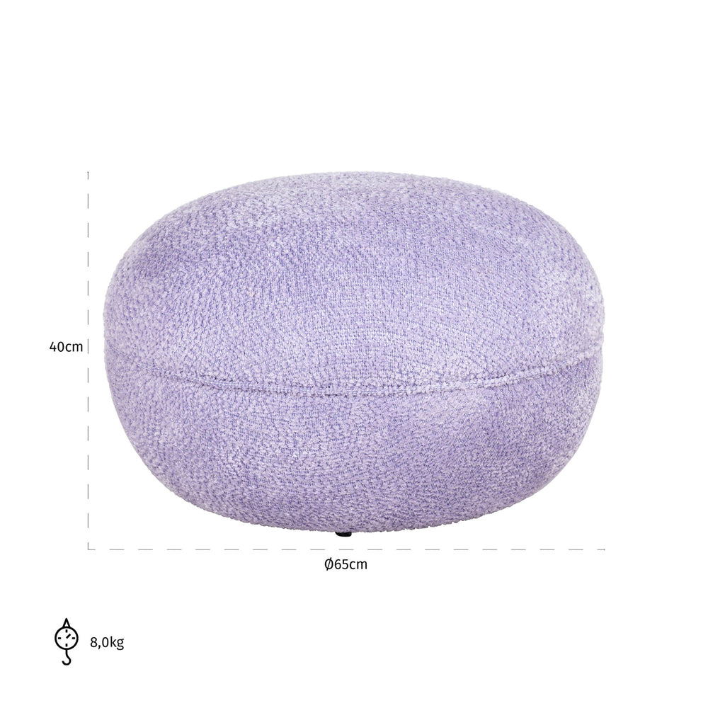 Taburet Jace, lovely lavender – desen tehnic cu dimensiuni