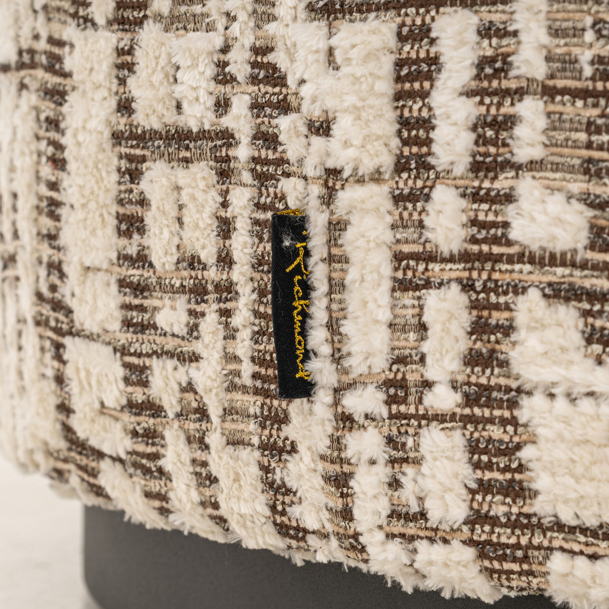 Taburet Lexie, crem, Ø 70 cm
