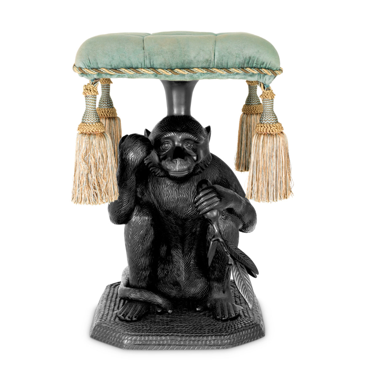 Taburet Monkey, negru