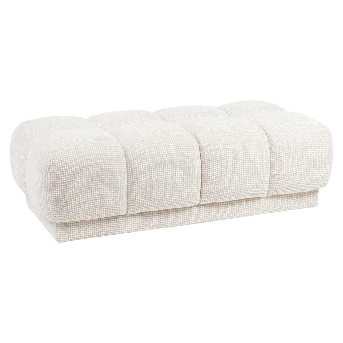 Taburet Noah, blockweave bej