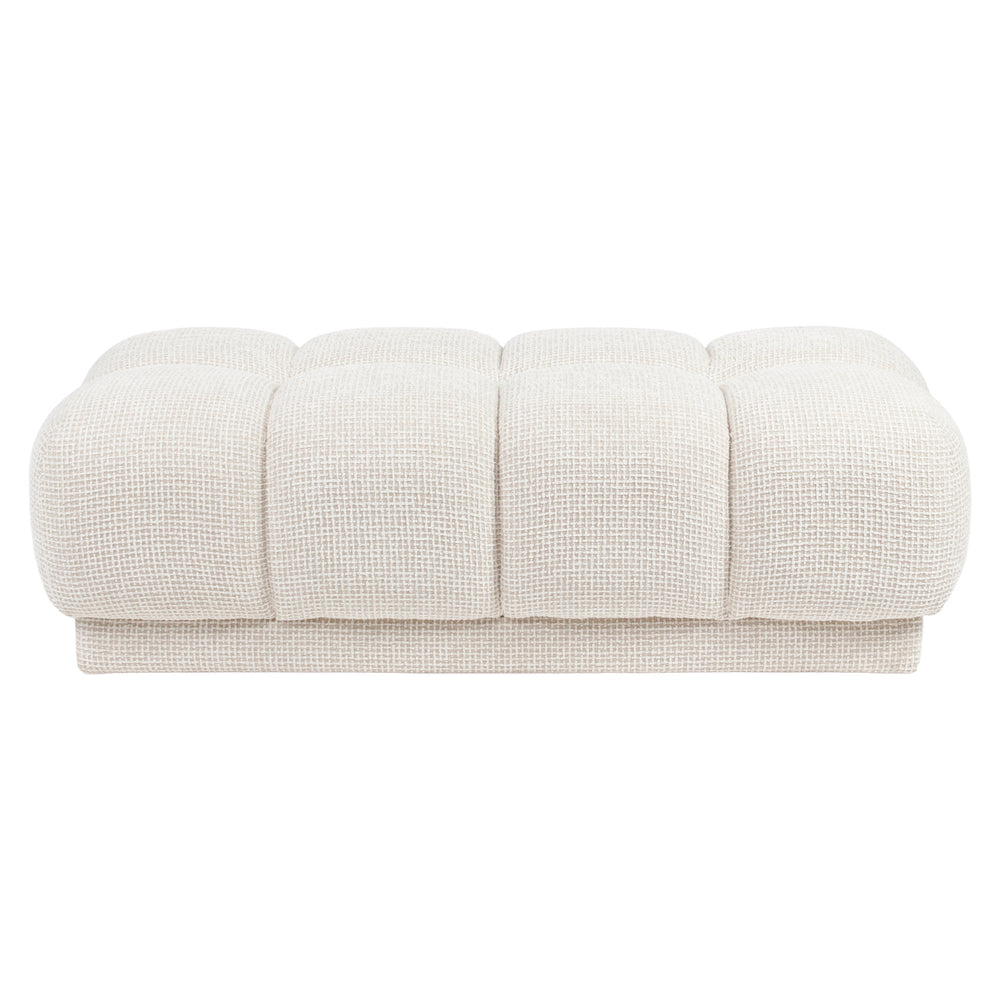 Taburet Noah, blockweave bej