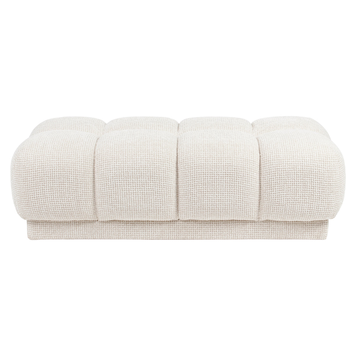 Taburet Noah, blockweave bej