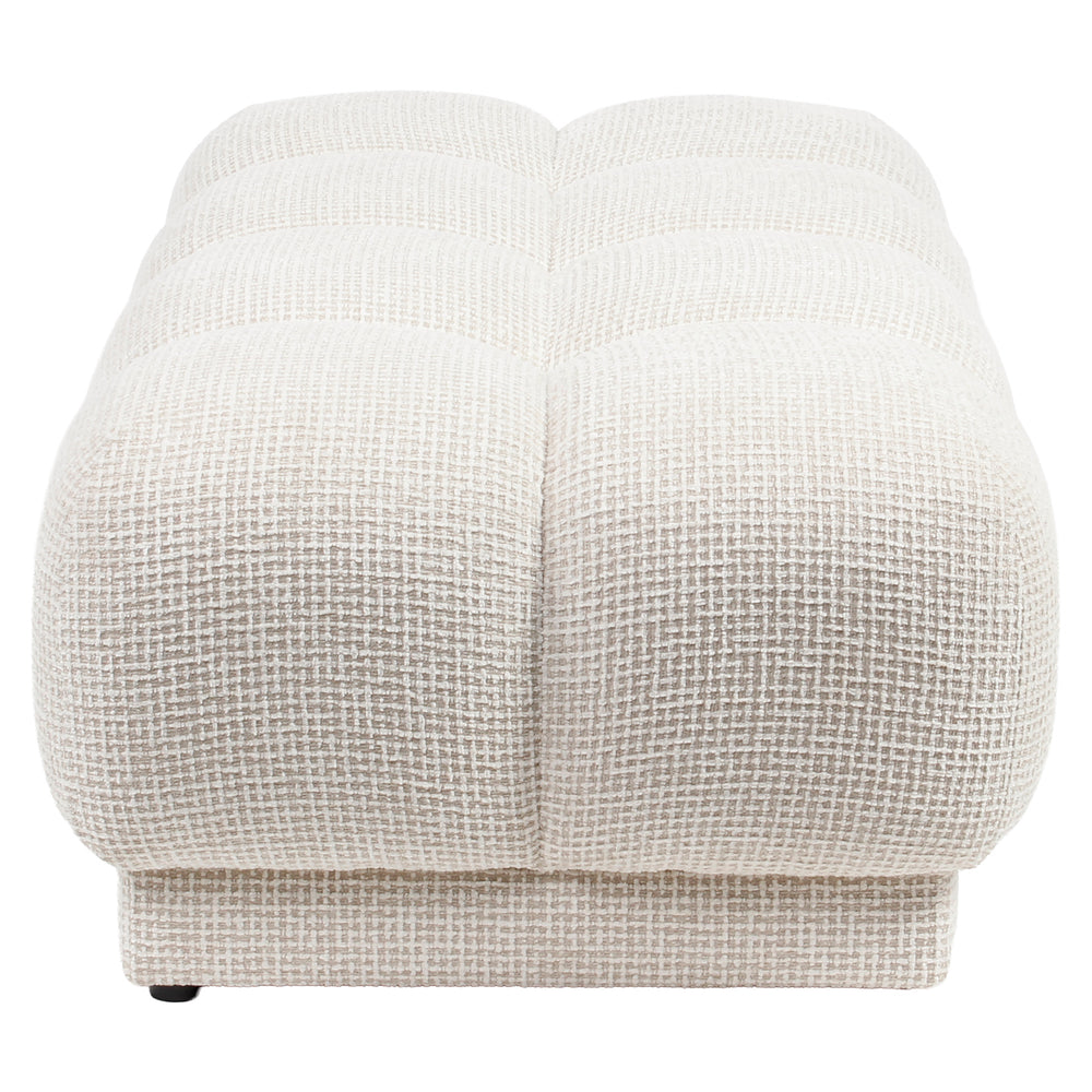 Taburet Noah, blockweave bej