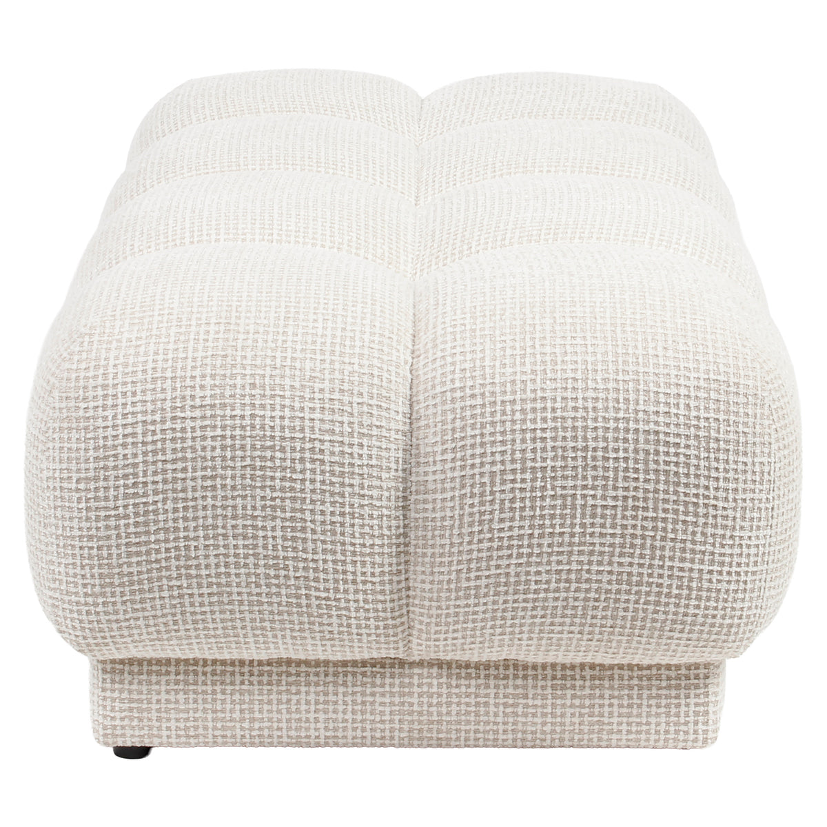 Taburet Noah, blockweave bej