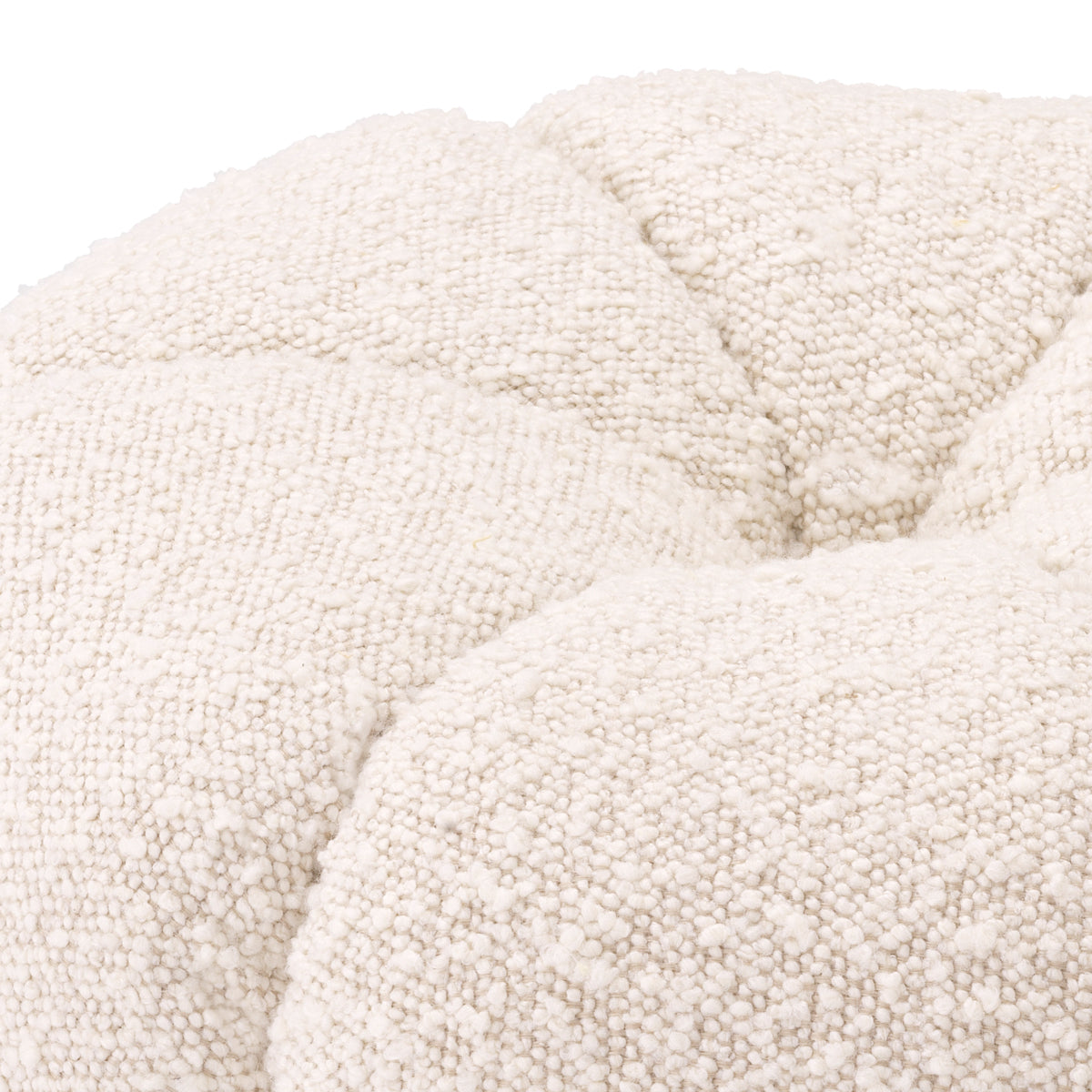 Taburet Orchanic, bouclé crem