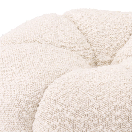 Taburet Orchanic, bouclé crem