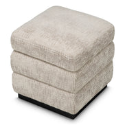 Taburet Valmont, creststone bej, finisaj abanos