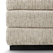 Taburet Valmont, creststone bej, finisaj abanos
