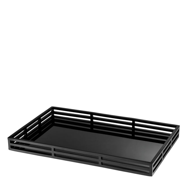 Tavă Giacomo rectangulară, finisaj negru