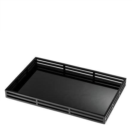 Tavă Giacomo rectangulară, finisaj negru