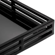 Tavă Giacomo rectangulară, finisaj negru