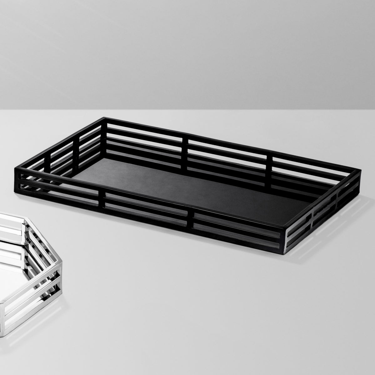 Tavă Giacomo rectangulară, finisaj negru