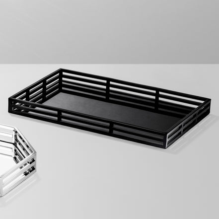 Tavă Giacomo rectangulară, finisaj negru