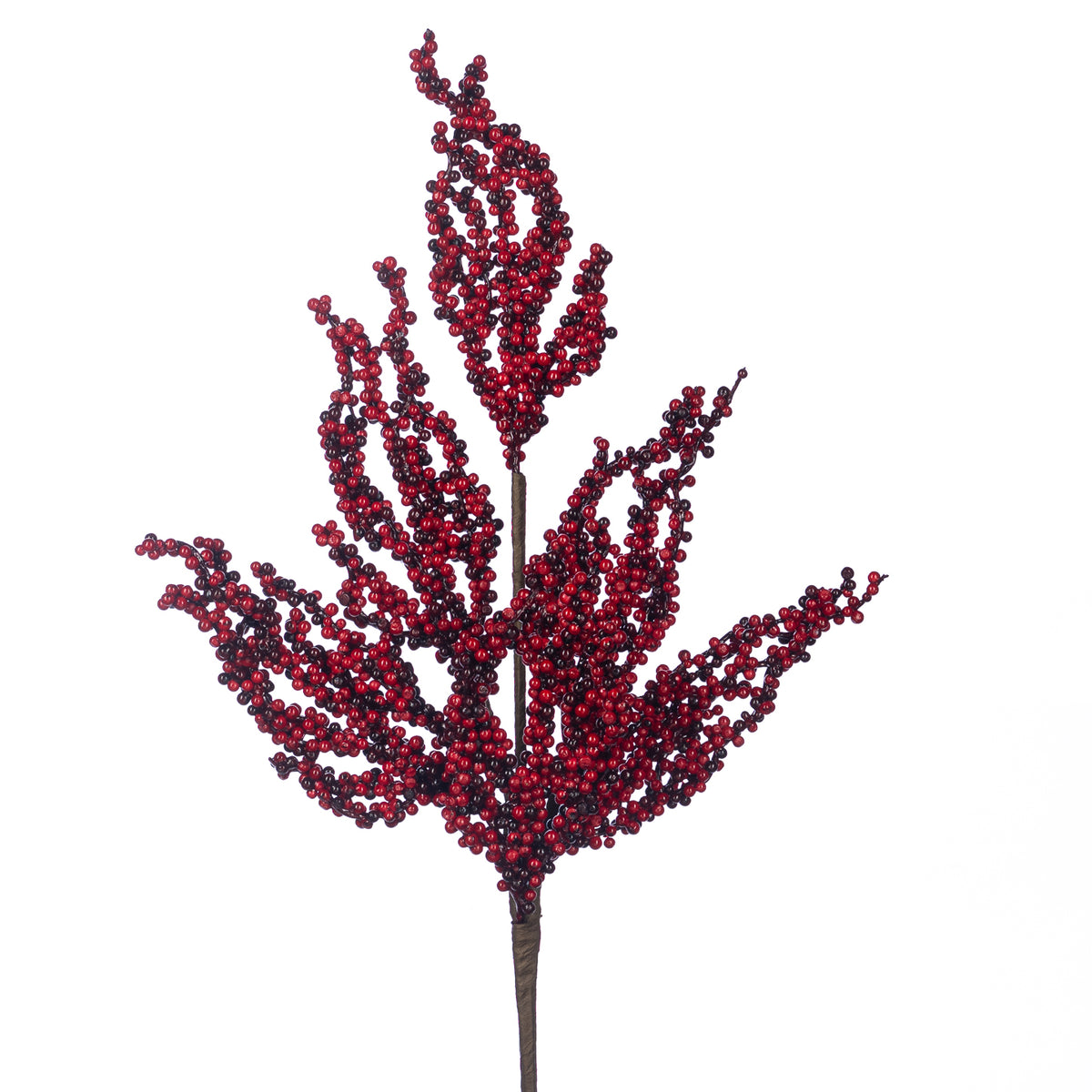 Tulpină cu fructe de pădure, roșu/burgund, 70 cm