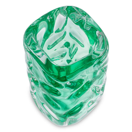 Vază Avoir, sticlă verde turcoaz