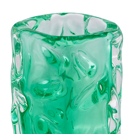 Vază Avoir, sticlă verde turcoaz