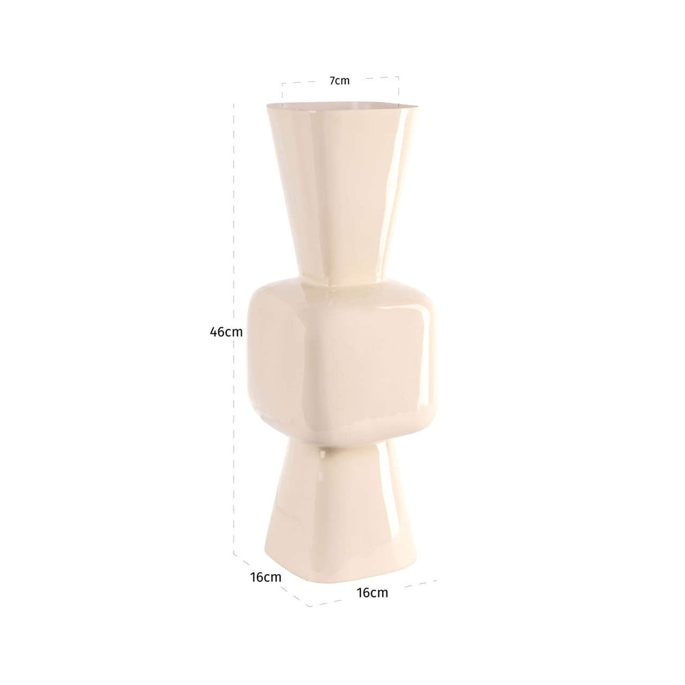 Vază Brooks, tapioca – desen tehnic cu dimensiuni