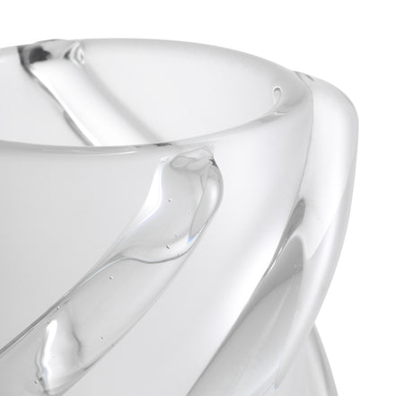 Vază Celestino M, sticlă albă mată