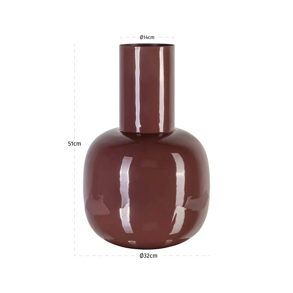 Vază Lily, sable brown – desen tehnic cu dimensiuni